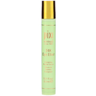 

Pixi Beauty 24K глазной эликсир с золотом и коллагеном, питательная пептидная сыворотка, 9,3 мл (0,31 жидких унции)