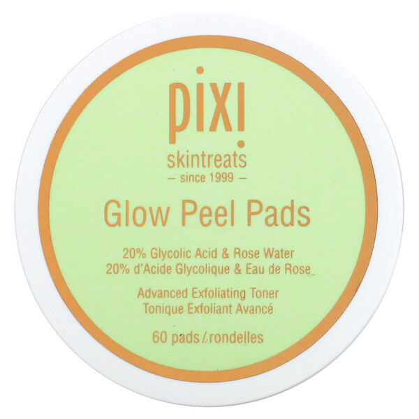 Pixi Beauty, Glow Peel Pads, Advanced Exfoliating Treatment, 60 Pads