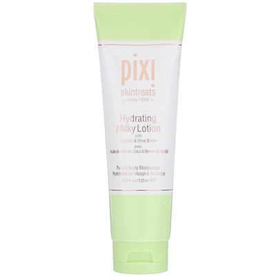 Купить Pixi Beauty Skintreats, Hydrating Milky Lotion, Face & Body Moisturizer, 4.57 fl oz (135 ml)