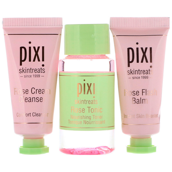 Pixi Beauty, Skin Treats, Best of Rose, 3 Piece Kit