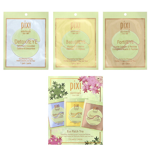 PIXI SkinTreats Eye Patch Trio (Worth £9)