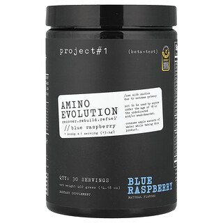 Project 1 Nutrition, Amino Evolution, Zmeură Albastră, 402 g