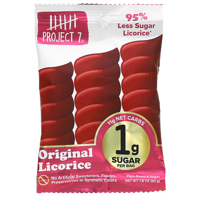 Купить Project 7 Оригинальная солодка, 50 г (1, 8 унции)