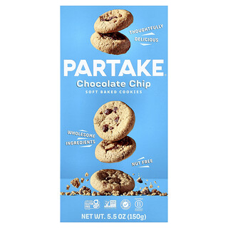 Partake, Mjuka bakade kakor, chokladbitar, 150 g