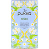 Pukka Herbs‏, ريلاكس، خالي من الكافيين، 20 كيس شاي عشبي، 1.41 أوقية (40 جم)