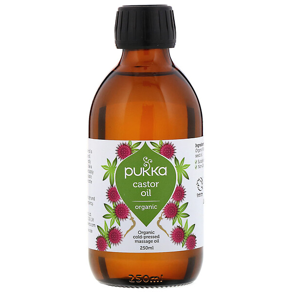 Pukka Herbs‏, שמן קיקיון אורגני, 250 מ"ל