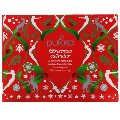 

Pukka Herbs Рождественский календарь, чайное ассорти, 24 пакетика
