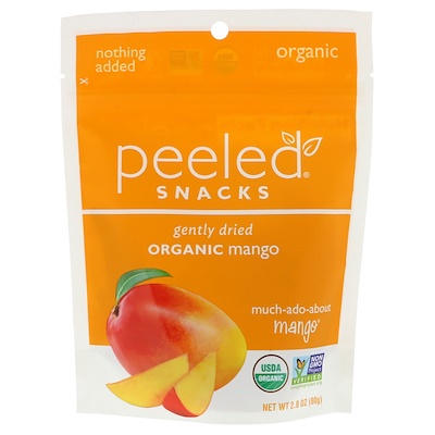 Peeled Snacks Gently Dried Organic Mango, 2.8 oz (80 g)