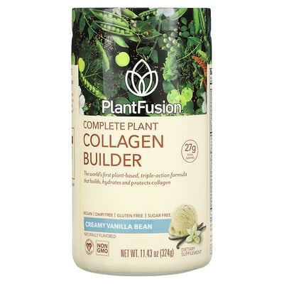 PlantFusion комплексная добавка с растительным коллагеном, со вкусом ванили, 324 г (11,43 жидк. унции)