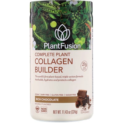 PlantFusion Комплексная добавка с растительным коллагеном, со вкусом шоколада, 324 г