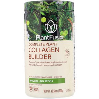 PlantFusion, Generador de colágeno completo a base de plantas, Natural, 300 g (10,58 oz)