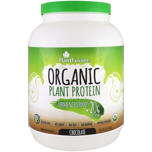 Plantfusion Organic Plant Protein Chocolate 2 Lb 908 G Iherb