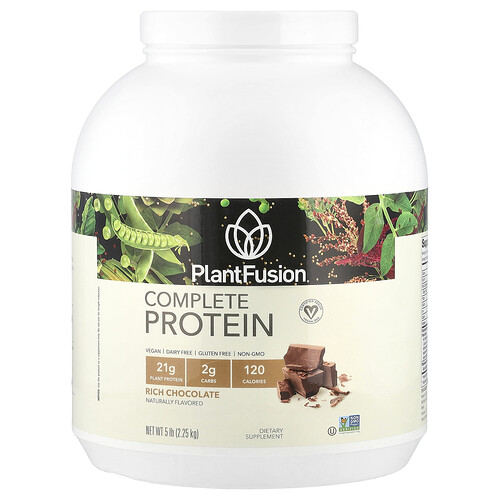 Plantfusion Complete Protein, Rich Chocolate, 5 lb (2.25 kg)