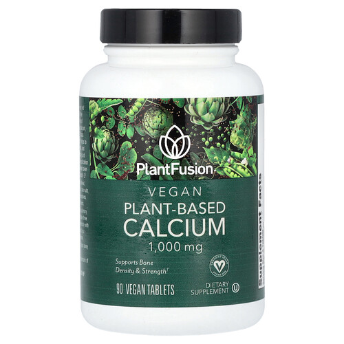 PlantFusion, Veganes Calcium auf pflanzlicher Basis, 90 Tabletten (333 mg pro Tablette)