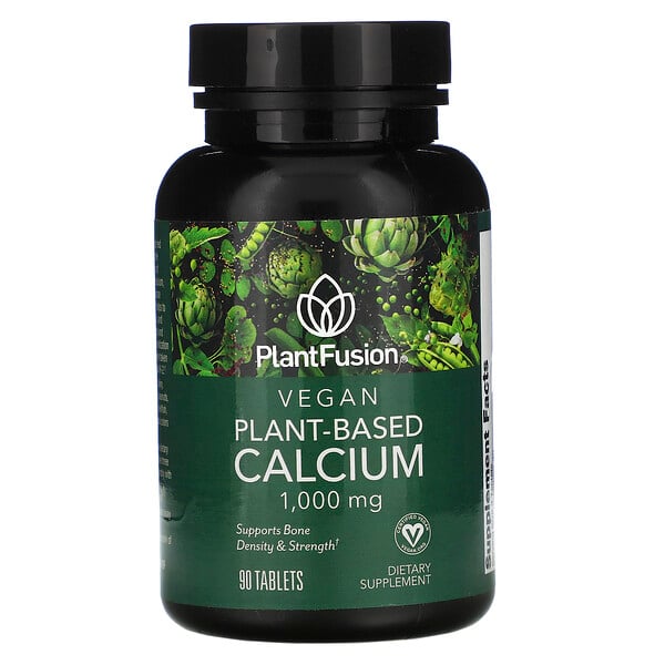 Calcium vegan à base de plantes, 333 mg, 90 comprimés