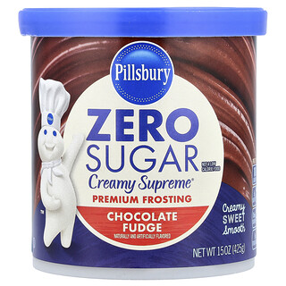 Pillsbury, Cremoso Supremo, Glacê Premium, Fudge de Chocolate, 425 g (15 oz)