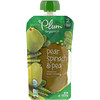 Plum Organics, Nourriture pour bébé bio, niveau 2, poire, épinard et pois, 113 g (4 oz)