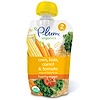 Plum Organics, Alimento orgánico para bebés, abundantes vegetales, etapa 2, trigo, col rizada, zanahoria y tomate, 3.5 oz (99 g)