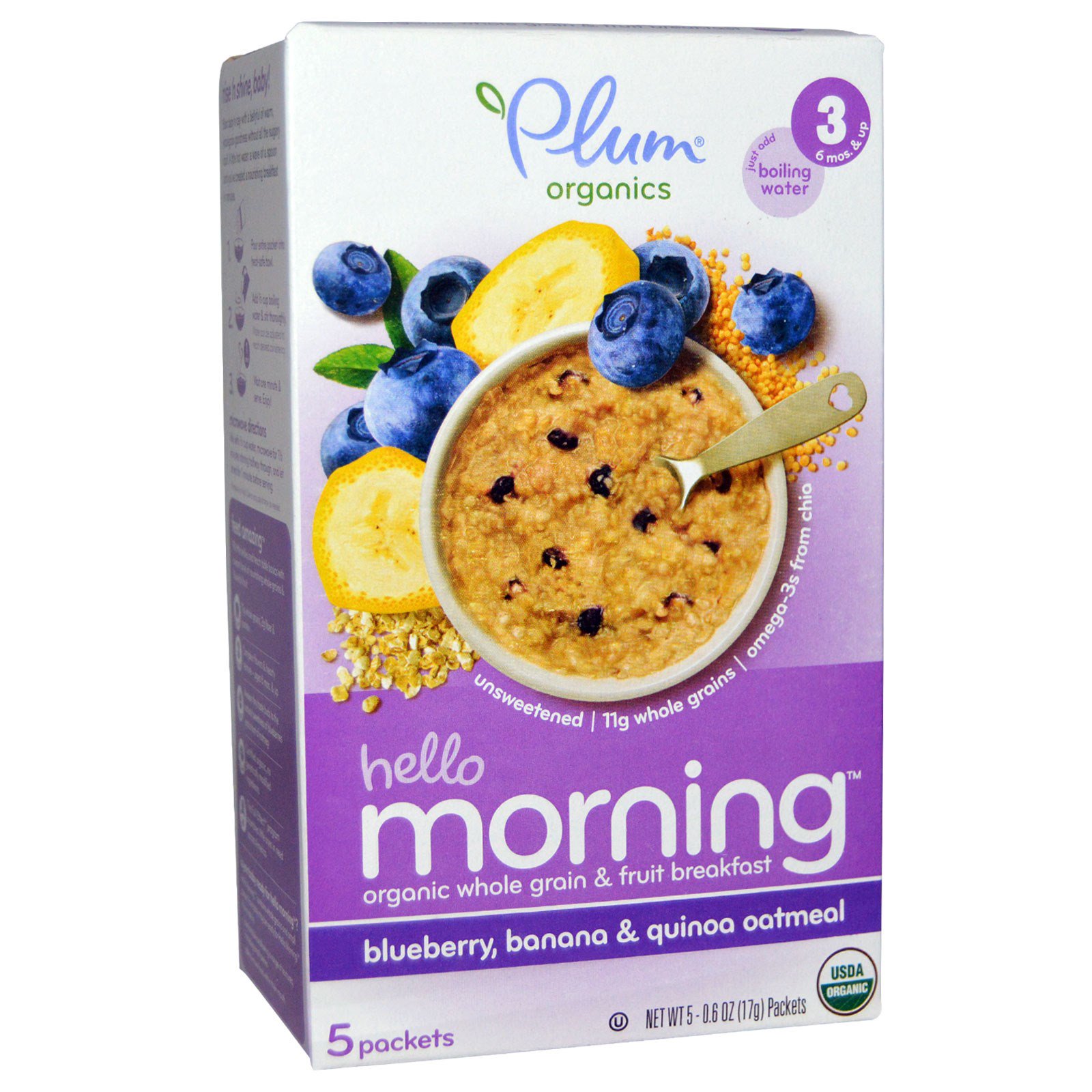 plum organics oatmeal