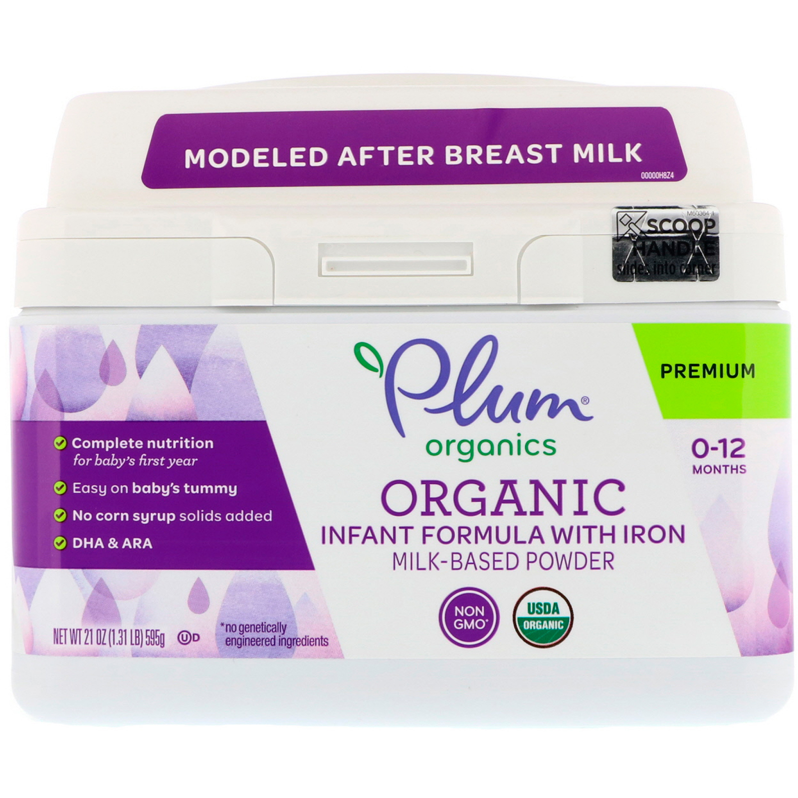 Plum Organics, Organic Infant Formula 