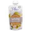 Plum Organics, イート・ユア・カラー、白:りんご、カリフラワー、西洋ネギ、99g