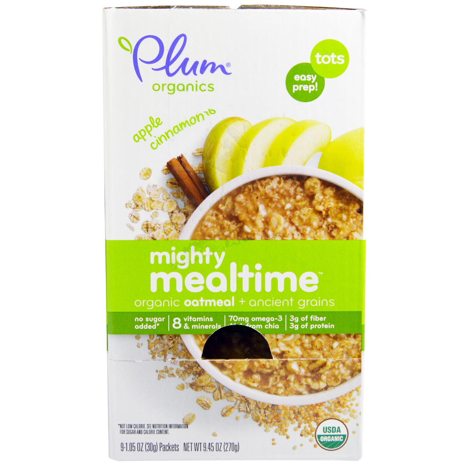 plum organics oatmeal