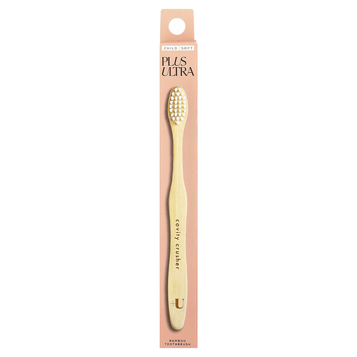 Plus Ultra, Bamboo Zahnbürste, Cavity Crusher, Kinder, weich, 1 Zahnbürste