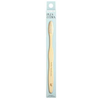 Plus Ultra, Brosse à dents en bambou, Hello Handsome, Pour adultes, Souple, 1 pièce