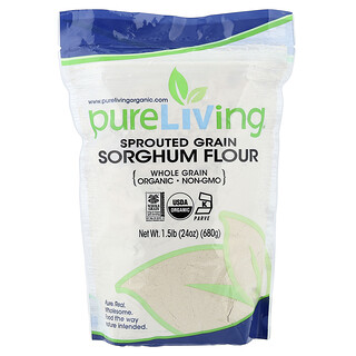 Pure Living, 有机发芽高粱粉，24 盎司（680 克）