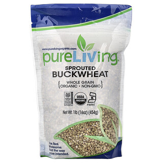 Pure Living, 有机发芽荞麦，16 盎司（454 克）