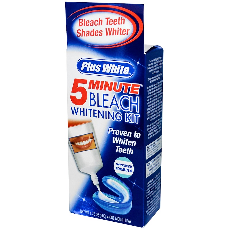 Plus White, 5 Minute Bleach Whitening Kit, 2 Piece Kit iHerb