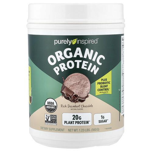 Purely Inspired, Bio-Proteinpulver, Vollmundige Schokolade, 560 g