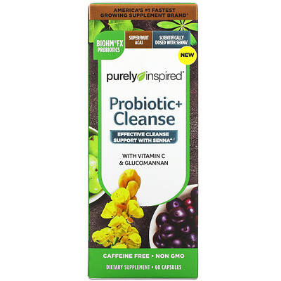 Purely Inspired Probiotic + Cleanse, 60 Capsules