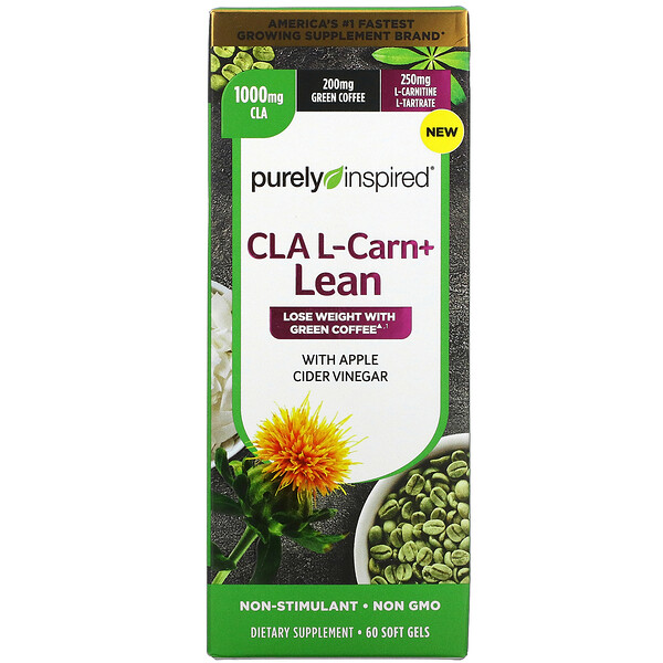 Purely Inspired, CLA L-Carn + Lean, 60 Soft Gels