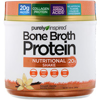 Bone Broth Protein Nutritional Shake, Smooth Vanilla, 12.8 oz (363 g) - изображение