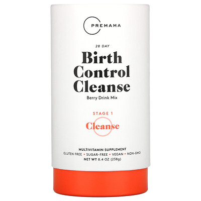 Premama 28 Day Birth Control Cleanse, Berry Drink Mix, Stage 1, 8.4 oz ( 238 g)