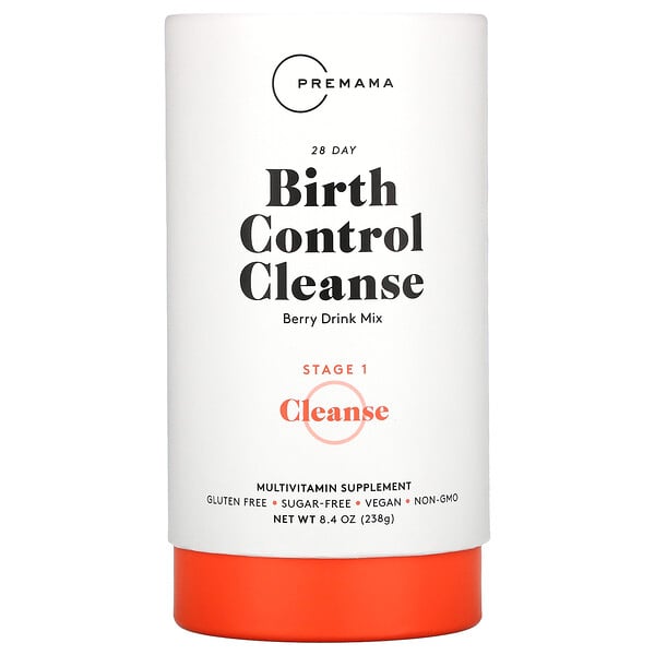 Premama‏, 28 Day Birth Control Cleanse, Berry Drink Mix, Stage 1, 8.4 oz ( 238 g)