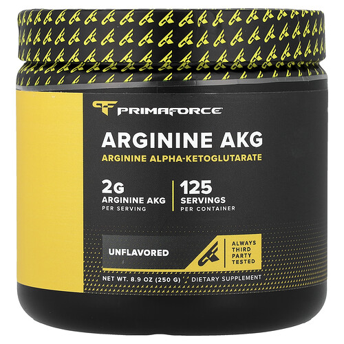 Primaforce Arginine AKG, Unflavored, 8.9 oz (250 g)