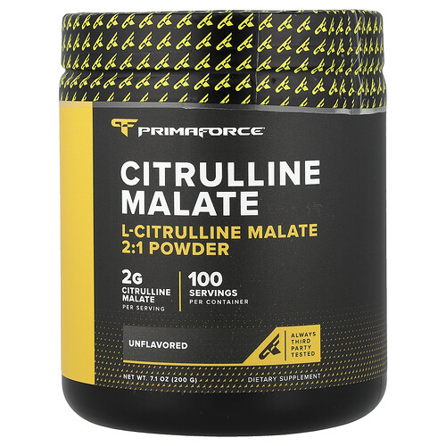Primaforce Citrulline Malate, Unflavored, 7.1 oz (200 g)