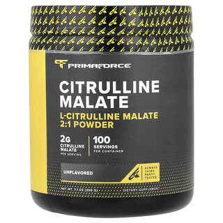Primaforce, Malato de citrulina, Sin sabor, 200 g (7.1 oz)