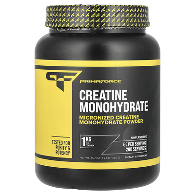 Primaforce  Creatine Monohydrate  Unflavored  2.2 lbs (1 000 g)