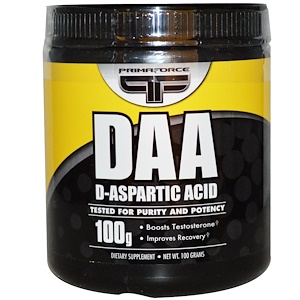 Отзывы о Примафорсе, DAA, D-Aspartic Acid, 100 g