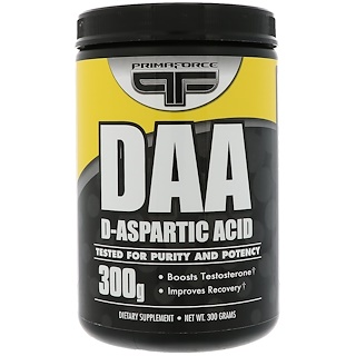 Primaforce, DAA-D-Aspartic Acid, 300 g