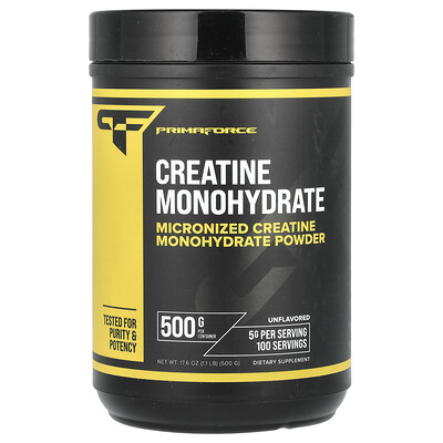 Primaforce  Creatine Monohydrate  Unflavored  1.1 lb (500 g)