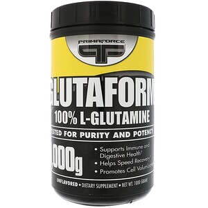 Отзывы о Примафорсе, Glutaform, 100% L-Glutamine, Unflavored, 1000 g