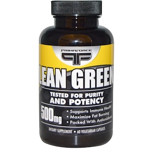 Отзывы о Примафорсе, Lean Green, 500 mg, 60 Veggie Caps