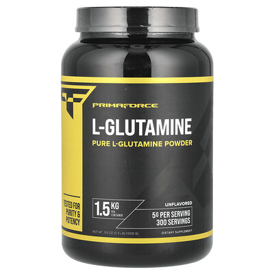 Primaforce  L-Glutamine  Unflavored  3.3 lb (1 500 g)