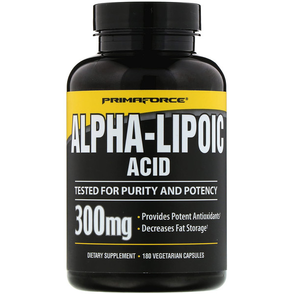 Primaforce, AlphaLipoic Acid, 300 mg, 180 Vegetarian Capsules iHerb
