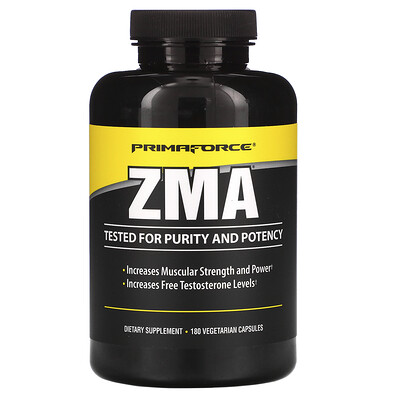 

Primaforce ZMA, 180 растительных капсул