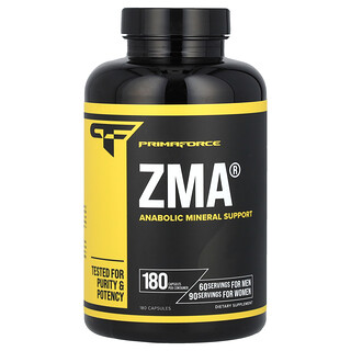 Primaforce, ZMA®（ジンクマグネシウムアスパルテート）、Anabolic Mineral Support、180粒